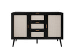 ZUN 2 Door 3 Drawer Cabinet, Accent Storage Cabinet, Suitable for Living Room, Bedroom, Dining Room, W688137475