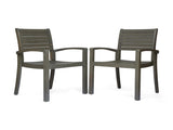 Outdoor Dining Chairs, Grey 63223.00GRY, KD N769P234974G