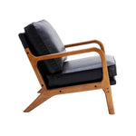 ZUN COOLMORE Wood Frame Armchair, Modern Accent Chair Lounge Chair for Living Room W39551244