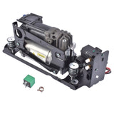 Air Suspension Compressor Pump with Valve Block & Relay Replacement for BMW 5er 535i 550i 7er 740i 20833754