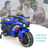 12V Electric Motorcycle for Kids, Powered Toy Motorcycle, Child Motorcycle Ride On with Light Wheels 32935697