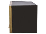 Large-Capacity Spice Rack Wall Mounted Storage Cabinet, Black Hanging Kitchen Pantry with Up-Flip W331P379953
