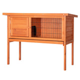 36" Single Deck Waterproof Wooden Chicken Coop Hen House Pet Animal Poultry Cage Rabbit Hutch Natura 91435389