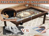 63" x 40" Board Game Table with Removable Table Top for 46 Players, Gaming and Dining Table with 21490361