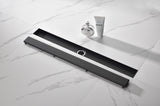 30 Inches Linear Shower Drain with Removable Cover, 304 Stainless Shower Drain Included Hair W92891546
