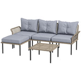 Pieces Patio Furniture Set 80714205