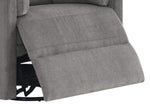 ZUN ACME Sagen Glider Recliner w/Swivel, Charcoal Chenille LV01879