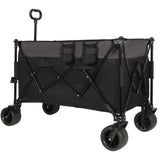 Extra Large 300L Tall Heavy-Duty Folding Wagon Cart with 480lbs Capacity All-Terrain Wheels, Side W2932P289384