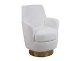 Teddy Swivel Barrel Chair, Swivel Accent Chairs Armchair for Living Room, Reading Chairs for Bedroom W1361116849