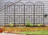 2 Pack 16" x 61" Rustproof Iron Garden Trellis 96760539