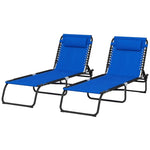 ZUN Folding Lounge Chairs / beach chair （Prohibited by WalMart） 77537070