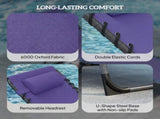 2 Folding Chaise Lounge Pool Chairs 49114636