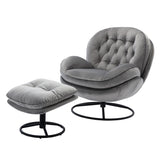 Accent chair TV Chair Living room Chair Grey with ottoman W676P232257
