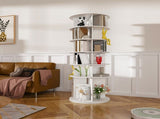 Rotating Shoe Rack Tower, 6-Tier Spinning Shoe Rack, Free Standing 360&deg Revolving Shoe Organizer, 16371756