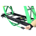 ZUN Hydraulic Motorcycle Lift - 1000 LB Capacity, Lift Hoist, Jack Stand, for Mechanics, Workshops, W465P176239