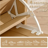 Shoe Storage Cabinet with 4 Flip Drawers for Entryway, Farmhouse Hidden Shoe Cabinet for Entrance 05445274