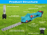 3 In 1 Multifunctional Mini Hedge Trimmer & Grass Shear Electric Cordless Handheld Hedge Trimmer 64258016