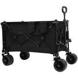 Foldable Wagon with Extended Tailgate, Extra Long Extender Wagon Cart,Beach Wagon Cart Heavy Duty W2932P289382