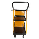 ZUN Multi Function 3 tier Welding Cart. gas bottle and accessory storage.Welding Heavy Duty Cart for Tig W227P220286