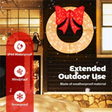 48" Pre-Lit Christmas Wreath - 200 LED Lights , IP44 86519120