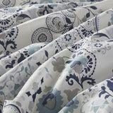 Full/Queen 3 Piece Floral Printed Cotton Duvet Cover Set B035P148365