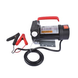 ZUN 12GPM Fuel Electric Transfer Pump 155w 45L/min 3600RPM w/Nozzle &Hose for Diesel 48982583