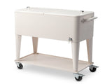 80QT 87.5*38.5*91cm Rectangular Plastic Box Iron Leg Tube Freezer Insulation Freezer Insulation Cart 06757655