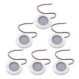 6pcs 12V 3W Interior RV Marine LED Recessed Ceiling Lights Warm White Lamp 85188128