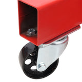 1500 LBS Folding Engine Hoist Cherry Picker Shop Crane Hoist Lift, Heavy Duty Steel with 4 Iron W465P156682