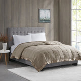 Lightweight Down Alternative Blanket with Satin Trim B03598504