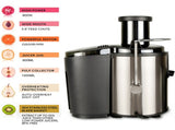 800W Home Use Multi-function Electricwith 3" Feed Chute for Whole Fruits and Veg,Centrifugal 20549252