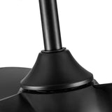 28 In Intergrated LED Ceiling Fan Lighting with Black ABS Blade W1367P234010