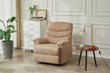 Manual Recliner Chair with Pillow Top Arms for Bedroom and Living Room in Mocha Finish B205P327485