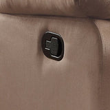 Brown Recliner with Pillow Top Arm B062P215450