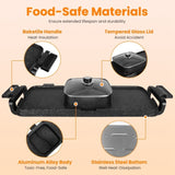 2 in 1 Hot Pot with Grill, Electric Hot Pot 2 in 1 Hot Pot BBQ Grill, Removable Hotpot Pot 2800W 73412339