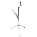 Professional Pedal Control Style Double Tom Drum Stand Silver & Black 35195241