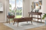 Modern Style 1pc End Table Drawer Brown Finish Living Room Furniture Stylish Table B011P151637