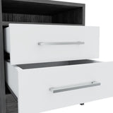 Philadelphia Nightstand, Two Drawers, Concealed Shelf B128P148955