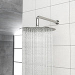 ZUN 10" Rain Shower Head Systems, Dual Shower Heads, Brushed Nickel,Wall Mounted shower W1243102467