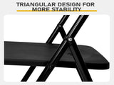 10 Pack Plastic Folding Chairs, Stackable Commercial Chairs, Portable Event Seats Indoor Outdoor for 31594765