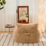 Bean Bag Chair, Comfy Bean Bag Sofa with Back Support, Faux Fur Bean Bag Chair for Adults, Stuffed W2510P279111