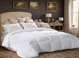 Four-pack of 100% polyester brushed single quilted comforters with microfiber filling, a down 74873046
