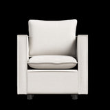 Decorative chairs, comfortable single sofa chairs in beige, soft and breathable seat cushions, soft W1727P237736