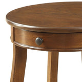 Walnut End Table with 1-Drawer B062P181371
