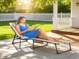 2 Folding Chaise Lounge Pool Chairs 16498979