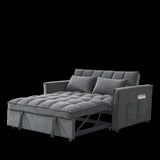 Sleeper Sofa, Convertible Sofa, Recliner, Bed, 3-in-1, 3-Position Adjustable Backrest, 2-Seater W1853126217