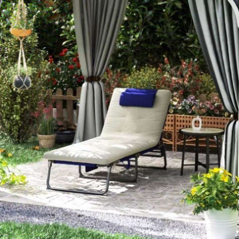 Folding Chaise Lounge /Pool Chair / beach chair Camping Chairs 41933583