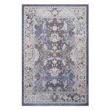 LOOM & LUXE Collection 5X7 Blue/Traditional Non-Shedding Living Room Bedroom Dining Home Office B335P289485
