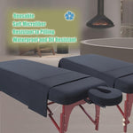 ZUN 3 Piece Massage Table Sheets Set 4 Sets Microfiber Massage Bed Cover Soft Waterproof and Oil Proof 07618745