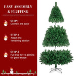 ZUN Alightup 6ft 1202 Branch Christmas Tree 36475686